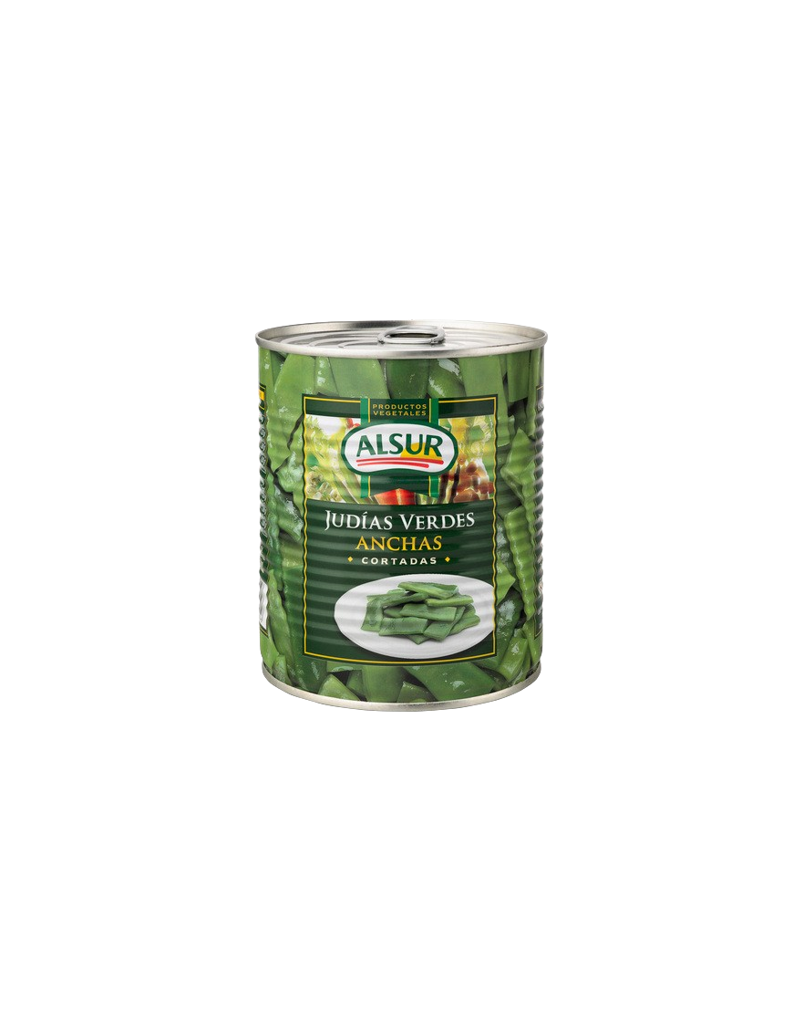 JUDIA VERDE ANCHA ALSUR LATA 780 GR.