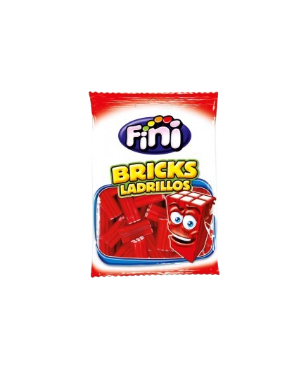 GOMINOLAS FINI LADRILLOS FRESA BRILLO B/100 GR