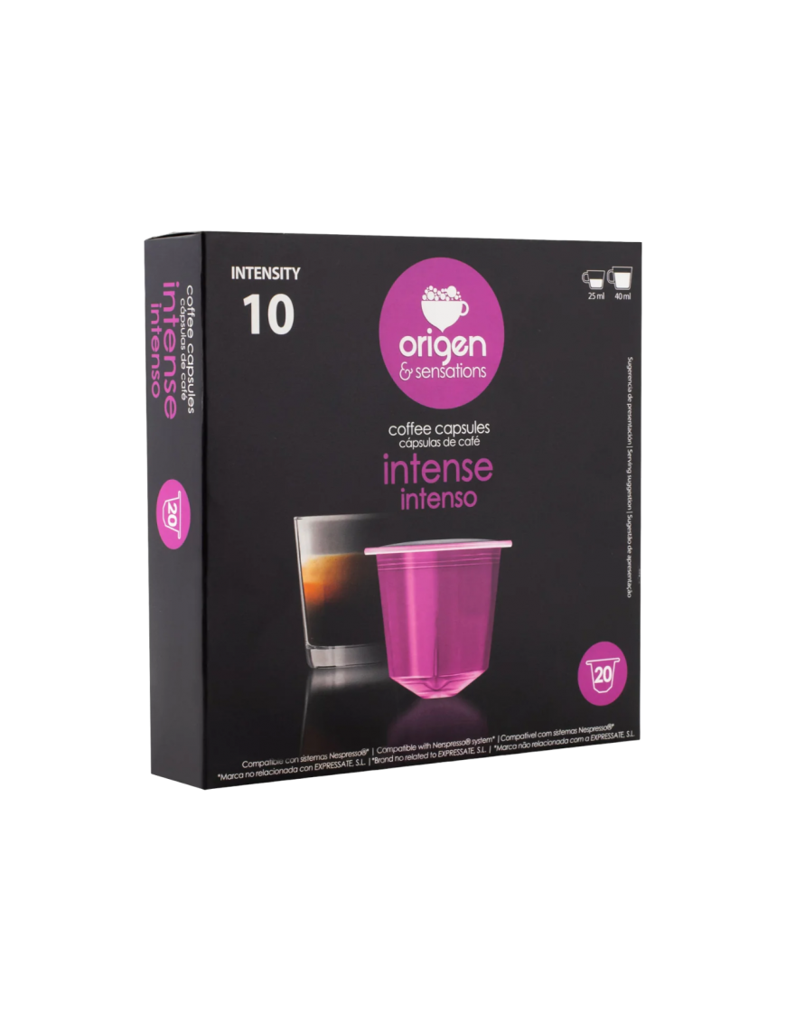 CAFE ORIGEN INTENSO COMPAT NESPRESSO P/20 UD