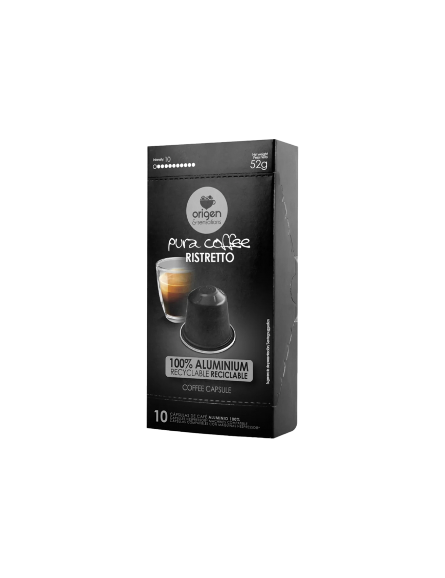 CAFE ORIGEN PURA RISTRETTO COMPAT NESPRESSO P/10UD