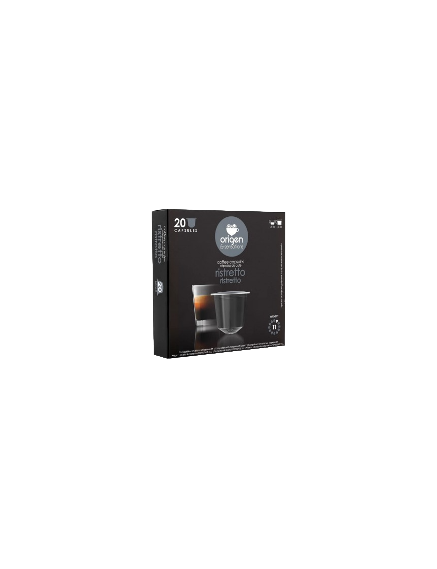 CAFE ORIGEN RISTRETTO COMPAT NESPRESSO P/20 UD