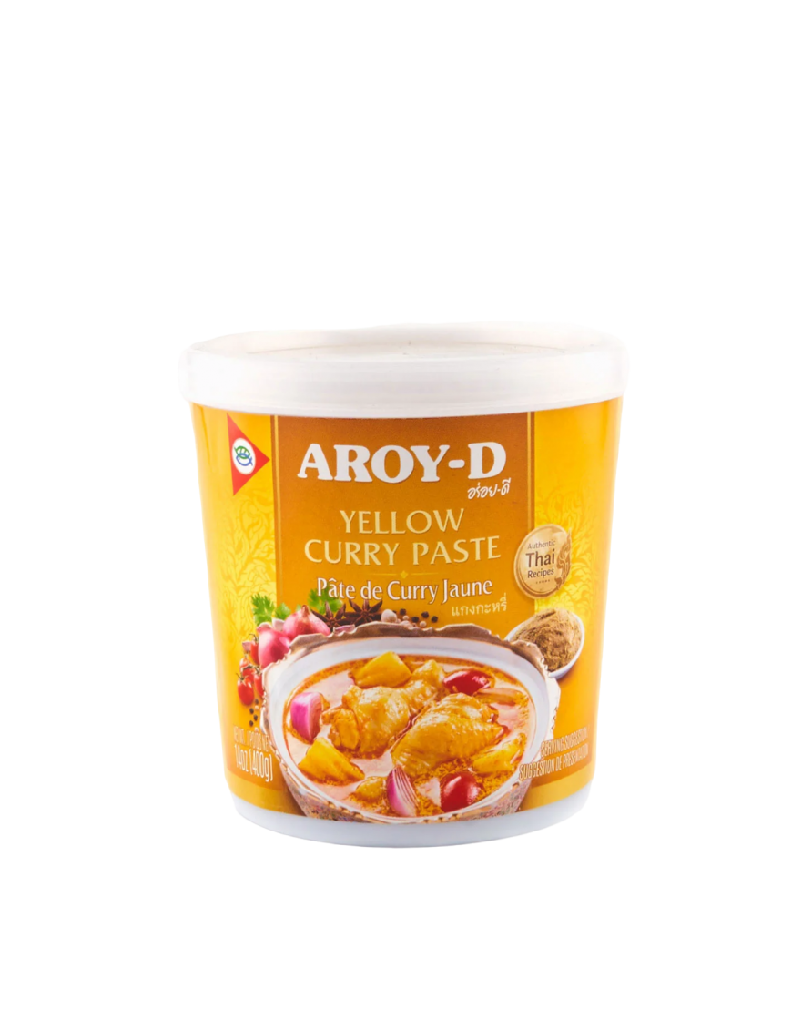 CURRY PASTA AMARILLO AROY-D BOTE 400GR