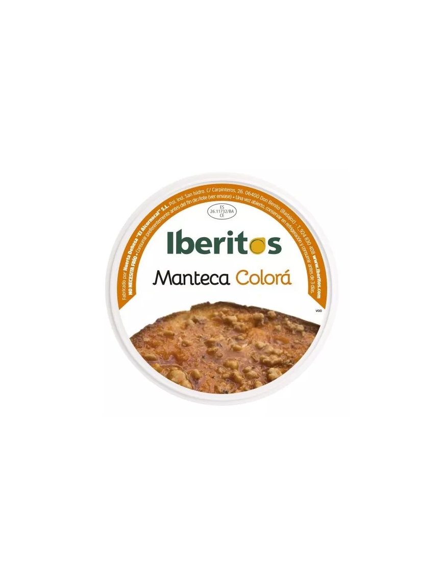 MANTECA COLORA IBERITOS L/ 250GR