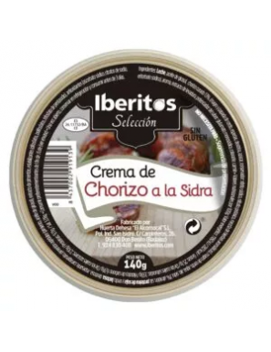 PATE CREMA IBERITOS CHORIZO A LA SIDRA   L/140GR