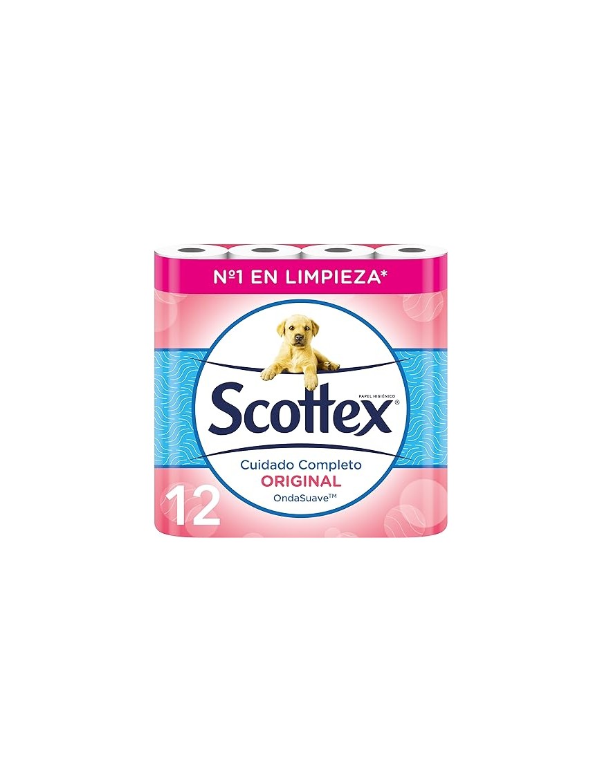 PAPEL HIGIENICO SCOTTEX 2 CAPAS  B/12 ROLLOS