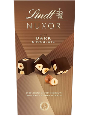 BOMBON LINDT NUXOR CHOCO/NEGRO EST/ 165GR