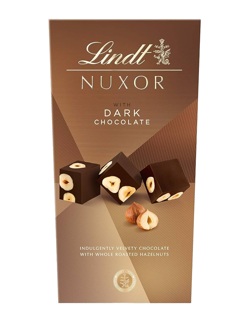 BOMBON LINDT NUXOR CHOCO/NEGRO EST/ 165GR