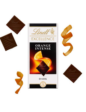 CHOCOLATE LINDT NARANJA INTENSO T/100 GR