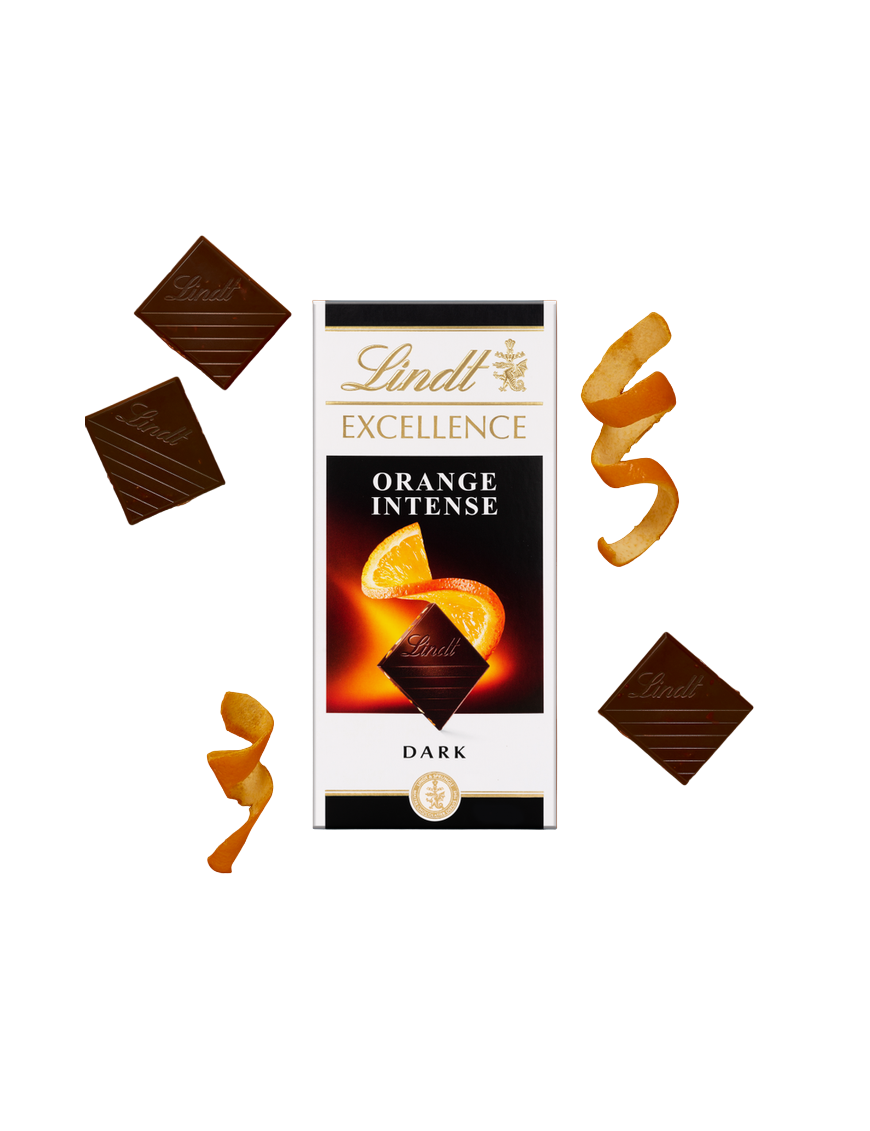 CHOCOLATE LINDT NARANJA INTENSO T/100 GR