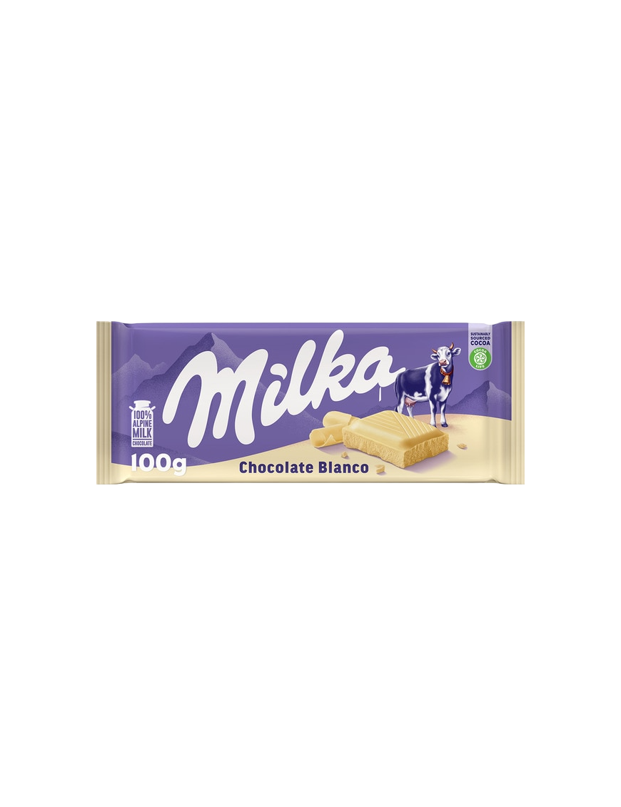 CHOCOLATE MILKA BLANCO T/100 GR