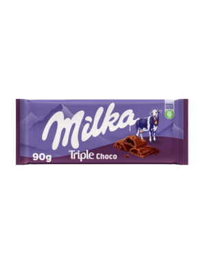 CHOCOLATE MILKA TRIPLE CHOCOLATE T/90 GR