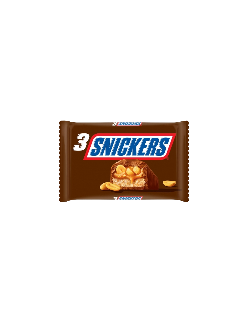 CHOCOLATE SNICKERS RELLENO CACAHUETE 150GR P-3UD