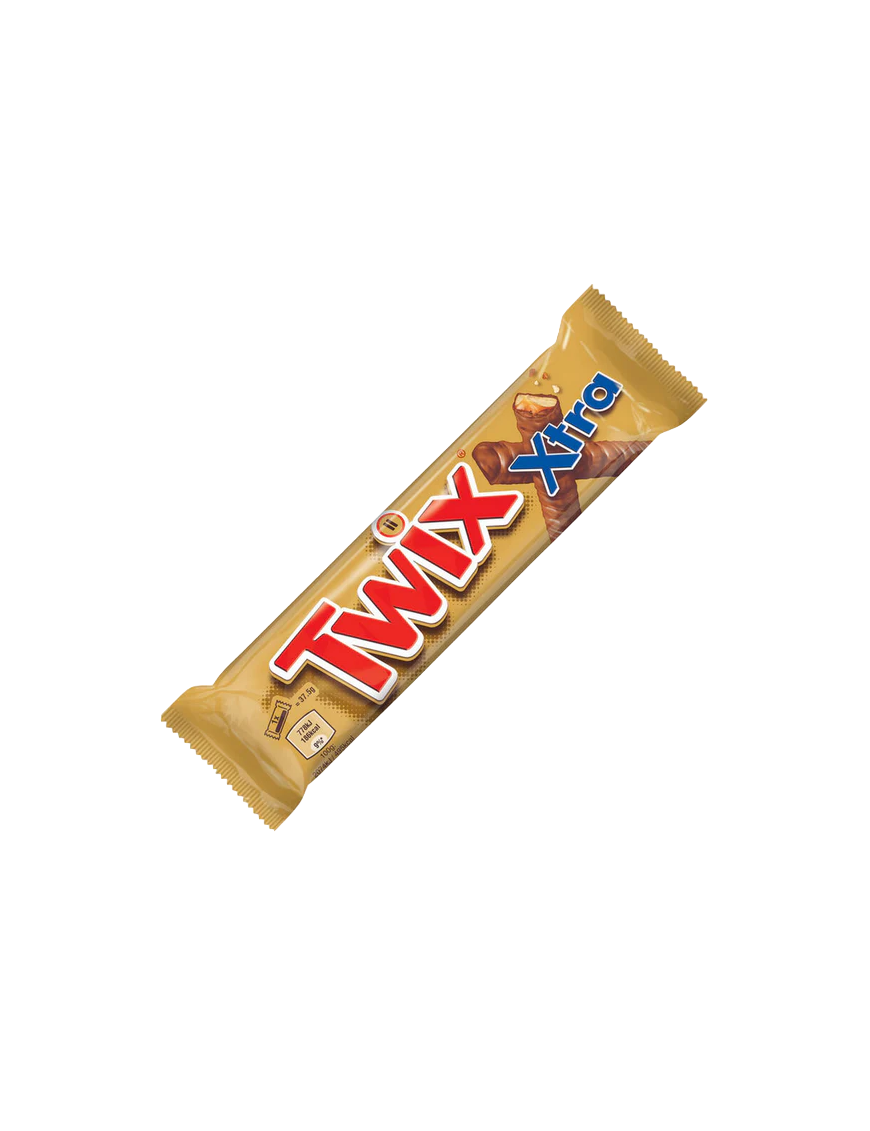 CHOCOLATE TWIX RELLENO CARAMELO BARRITA 75 GR