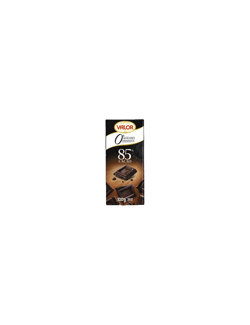 CHOCOLATE VALOR NEGRO 85% S/AZUCAR T/100 GR