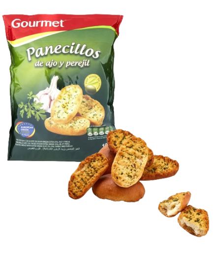 PAN TOSTADO GOURMET PANECILLO AJO/PEREJIL B/160 GR