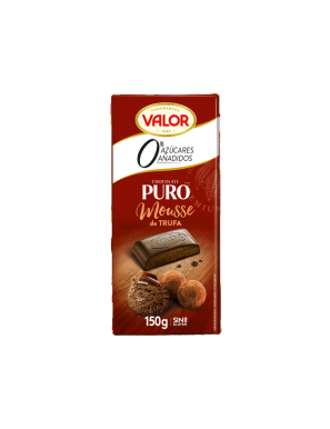 CHOCOLATE VALOR PURO MOUSSE TRUFA S/AZ 150GR