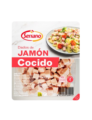 JAMON COCIDO DADOS SERRANO B/150 GR