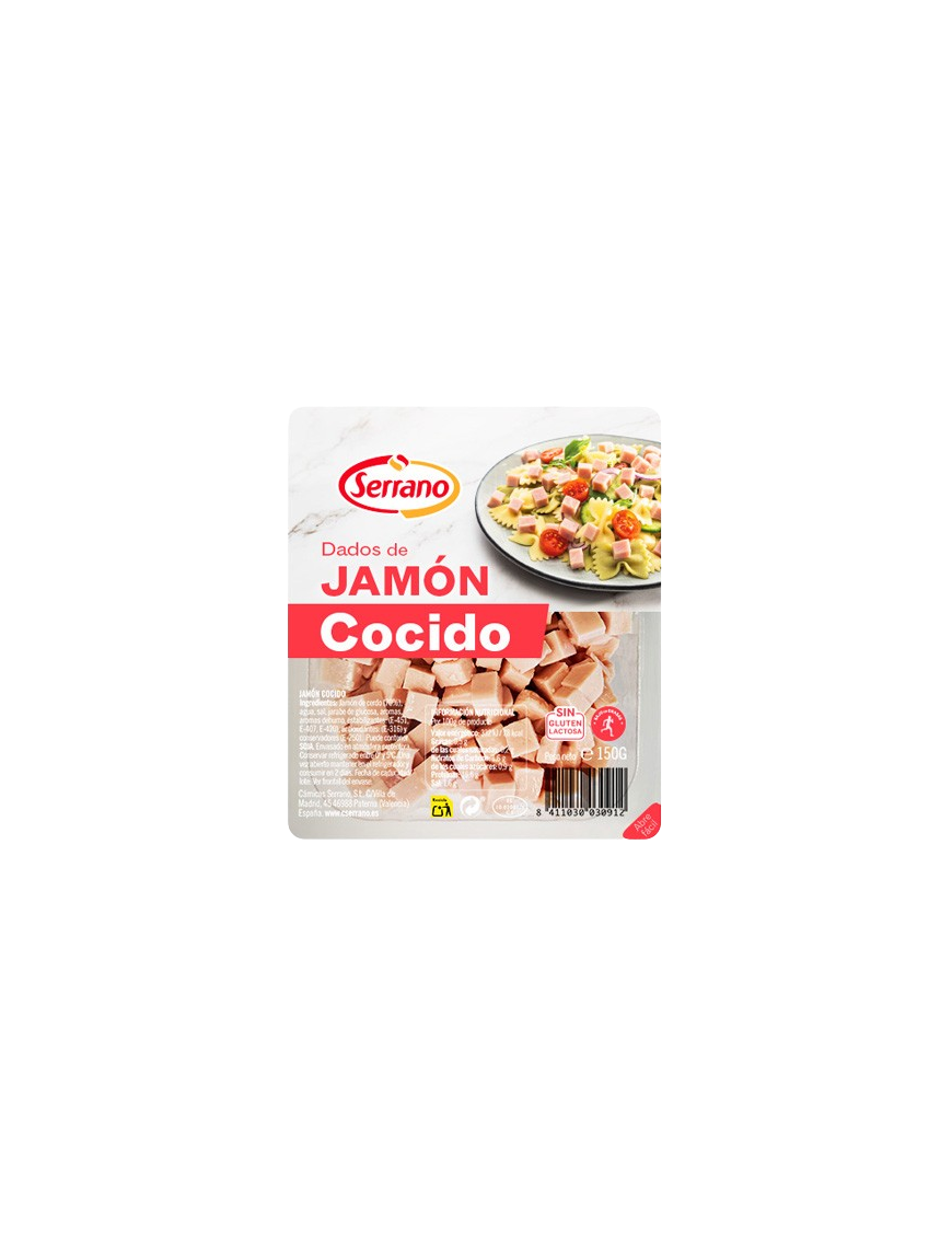 JAMON COCIDO DADOS SERRANO B/150 GR