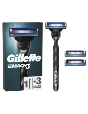 MAQUINILLA AFEITAR GILLETTE MACH-3  + 3  RECAMBIOS