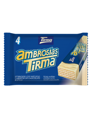 DULCES LAGUIMAR TIRMA AMBROSIA CHOC BLANCO P/107GR