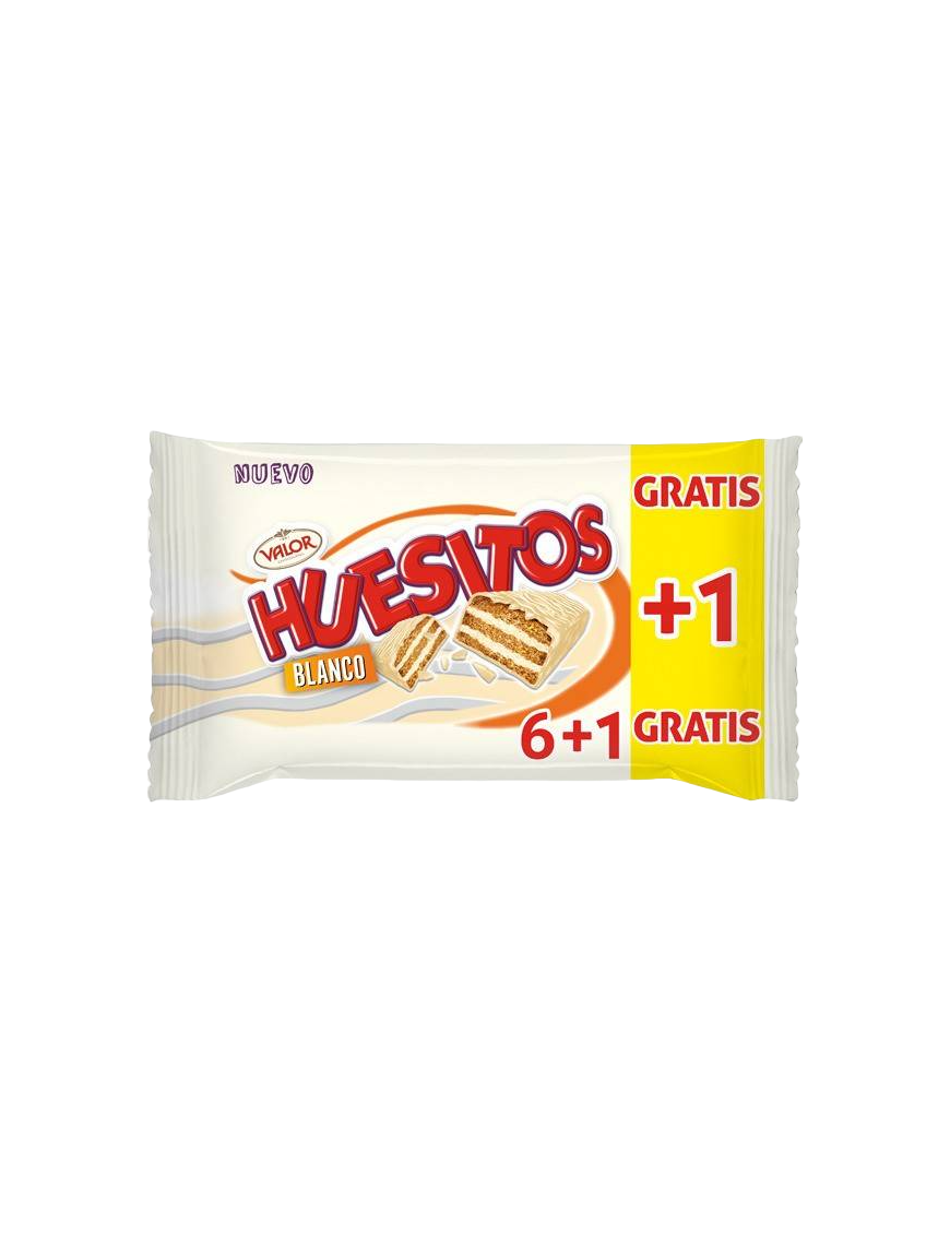 HUESITOS VALOR CHOCO/BLANCO 6+1UD B/140 GR