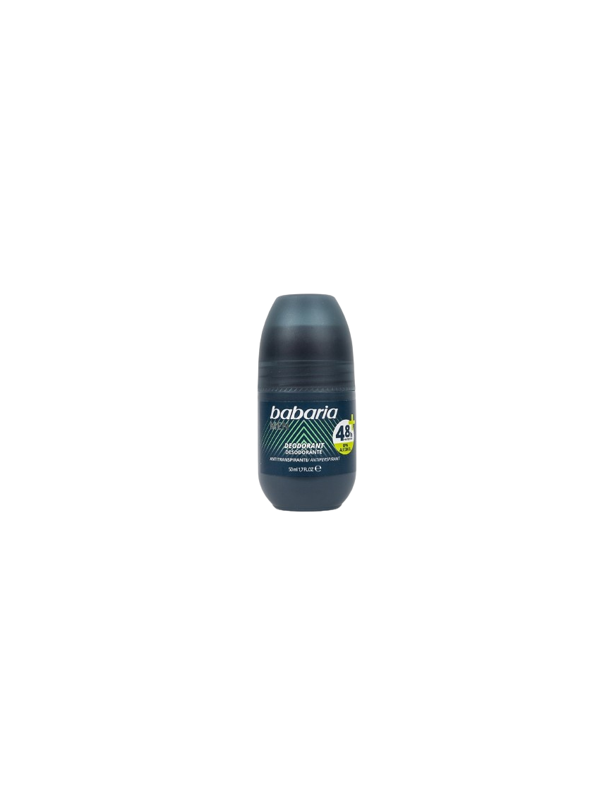 DESODORANTE BABARIA MEN SIN ALCOHOL ROLL-ON 50ML