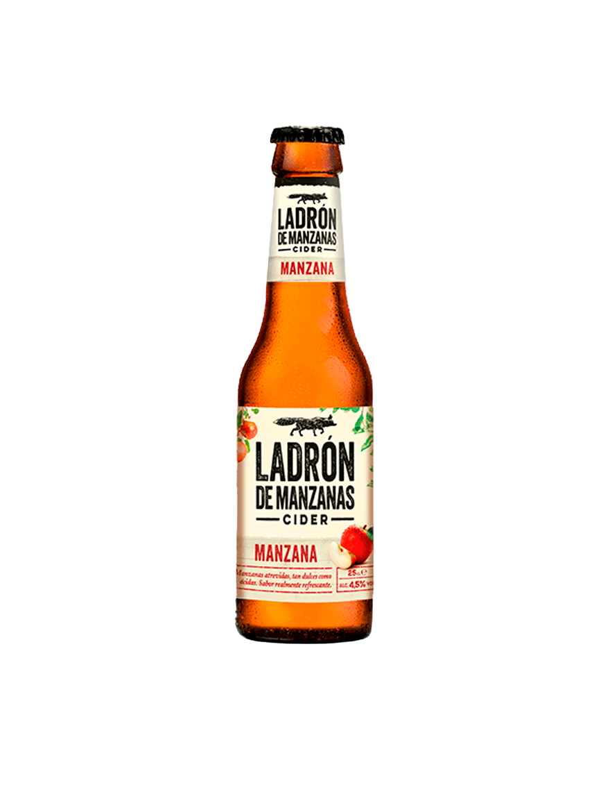 LADRON/MANZANAS VIDRIO 25.CL.X BOTELLA