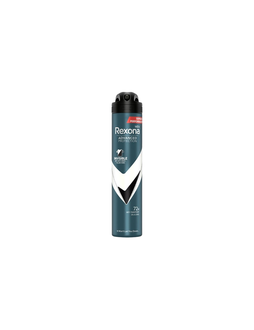 DESODORANTE REXONA MEN INVISIBLE 72H SP/200 ML