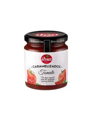 TOMATE CARAMELIZADO IBSA TARRO CRISTAL 240 GR.