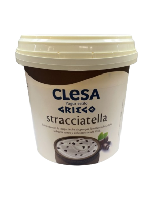 CLESA YOGUR GRIEGO CON STRACCIATELLA CUBO 900GR