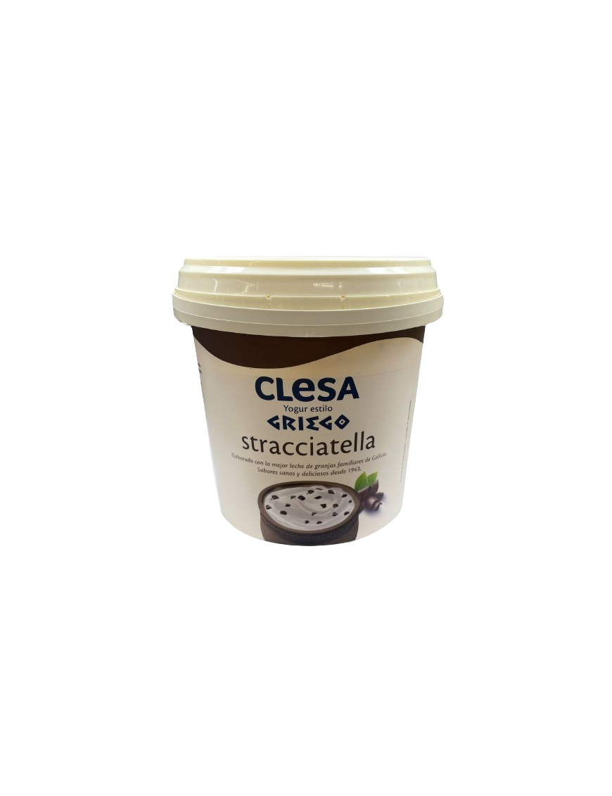 CLESA YOGUR GRIEGO CON STRACCIATELLA CUBO 900GR