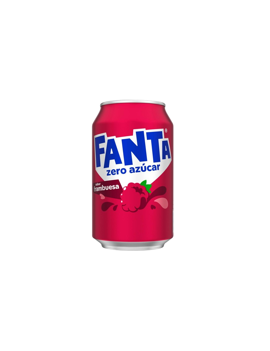 FANTA ZERO FRAMBUESA LATA-33.CL.