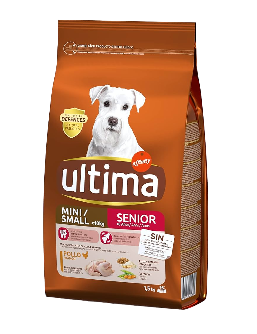 COMIDA PERROS ULTIMA MINI SENIOR 1.5KG