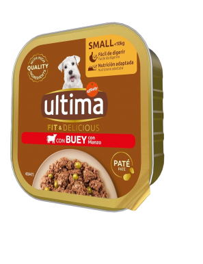 COMIDA PERRO PATE ULTIMA FIT DELI BUEY T/150G