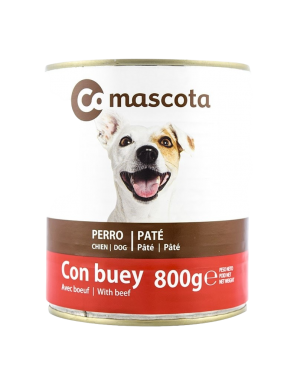 COMIDA PERROS COMASCOTAS  BUEY LATA 800 GR