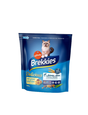 COMIDA GATOS BREKKIES SALMON VERD Y CEREAL 900GR