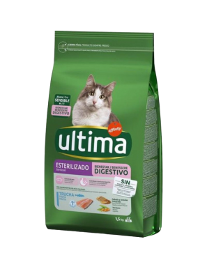 COMIDA GATOS ULTIMA ESTERILIZADO SENSIBLE B/1.5 KG