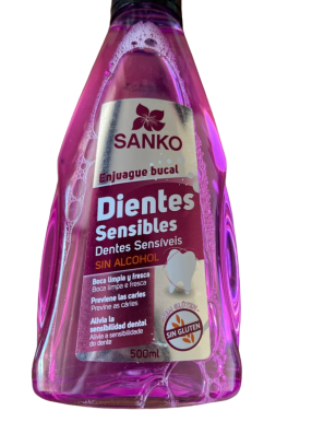 ENJUAGUE BUCAL SANKO DIE/SENSIBLE SIN ALCOHO 500ML