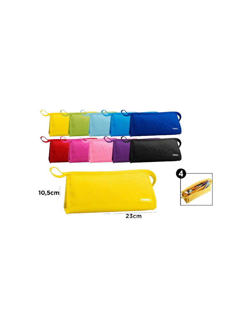 PP ESTUCHE SAMPACK COLOR 2 CREMALLERAS  UD