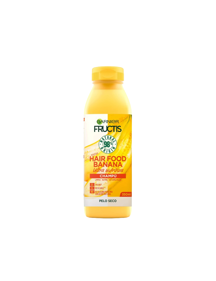 CHAMPU FRUCTIS HAIR FOOD BANANA B/350 ML