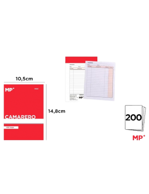 PP TALONARIO CAMARERO A6 200 HOJAS UNIDAD