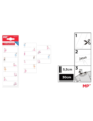 PP CINTA MP TERMICA NOMBRE 30 CM UNIDAD
