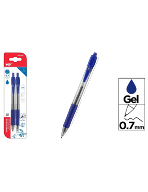 PP BOLIGRAGO MP 0,7 MM AZUL PACK-2 UD