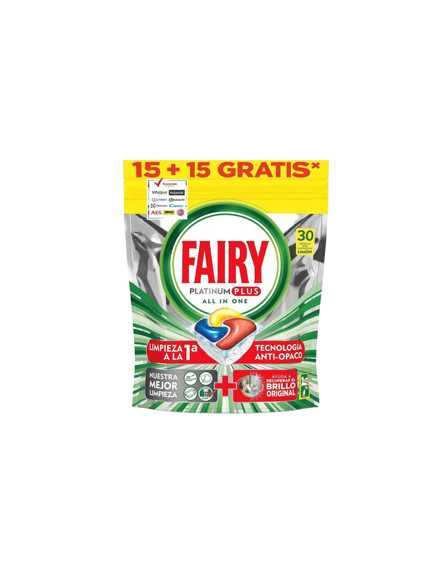 LAVAVAJILLAS FAIRY CAPSULA PLATINUM PLUS B/15+15U