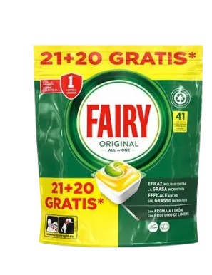 LAVAVAJILLAS FAIRY CAPSULA ORIGINAL LIMON B/21+20U