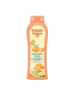 GEL BAÑO TULIPAN NEGRO MANDARINA & LIMA B/650ML