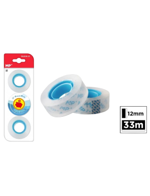 PP CELO INVISIBLE MP 12 MM X33 M PACK-3 UD