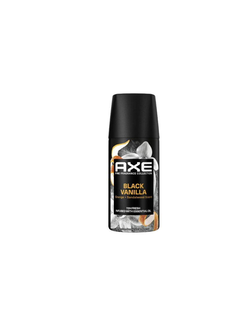 DESODORANTE AXE BLACK VAINILLA VIAJE B/35ML