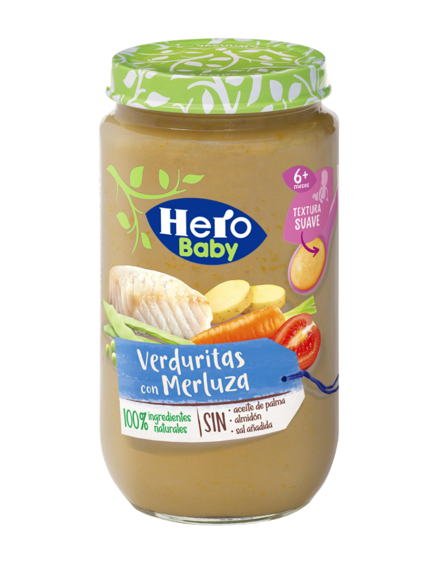 POTITO HERO MERLUZA/VERDURAS T/C 235 GR