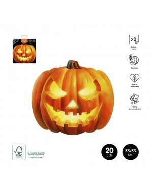 HALLOWEEN SERVILLETA CALABAZA 33X33 R/1241095 20UD